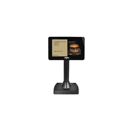 Virtuos 7" LCD barevný zákaznický displej Virtuos SD700F, USB, černý