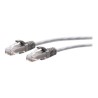 C2G 9ft (2.7m) Cat6a Snagless Unshielded (UTP) Slim Ethernet Network Patch Cable - Gray - Patch kabel - RJ-45 (M) do RJ-45 (M)