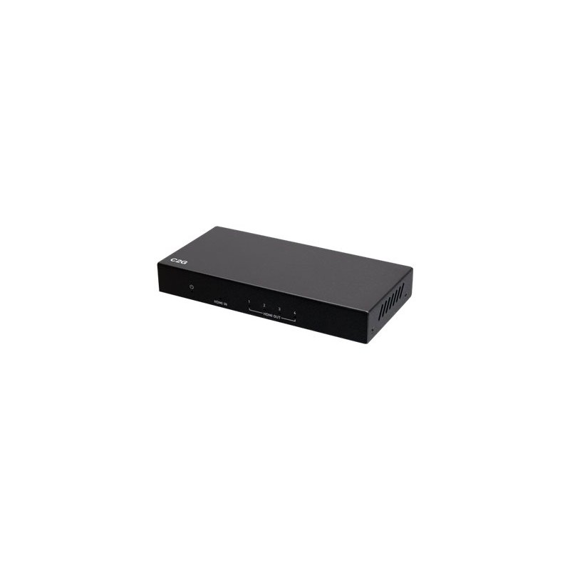 C2G 4-Port HDMI Distribution Amplifier Splitter - 4K 60Hz - HDR - 7.1 Audio - Rozdělovač video / audio - 4 x HDMI - desktop