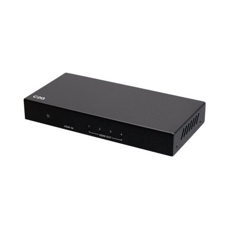 C2G 4-Port HDMI Distribution Amplifier Splitter - 4K 60Hz - HDR - 7.1 Audio - Rozdělovač video / audio - 4 x HDMI - desktop