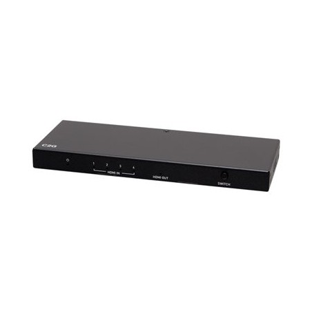 C2G 4-Port HDMI Switch - 4K HDMI Video Switch Box - Rozdělovač video / audio - 4 x HDMI - desktop