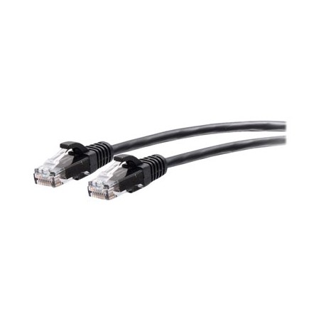 C2G 3ft (0.9m) Cat6a Snagless Unshielded (UTP) Slim Ethernet Network Patch Cable - Black - Patch kabel - RJ-45 (M) do RJ-45 (M)