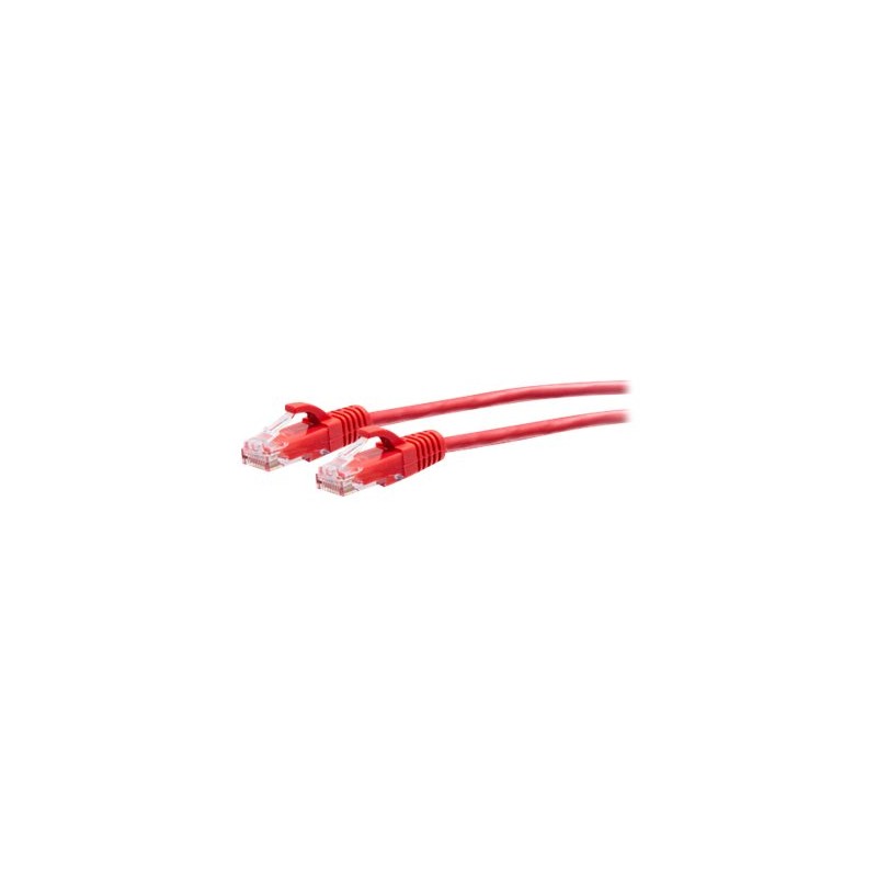 C2G 10ft (3m) Cat6a Snagless Unshielded (UTP) Slim Ethernet Network Patch Cable - Red - Patch kabel - RJ-45 (M) do RJ-45 (M)