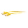 C2G 1ft (0.3m) Cat6a Snagless Unshielded (UTP) Slim Ethernet Network Patch Cable - Yellow - Patch kabel - RJ-45 (M) do RJ-45