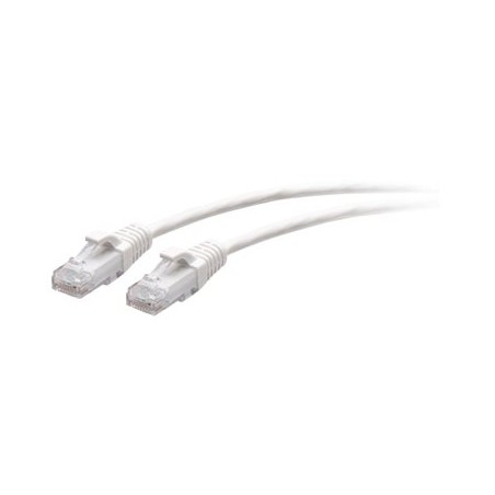 C2G 1ft (0.3m) Cat6a Snagless Unshielded (UTP) Slim Ethernet Network Patch Cable - White - Patch kabel - RJ-45 (M) do RJ-45 (M)