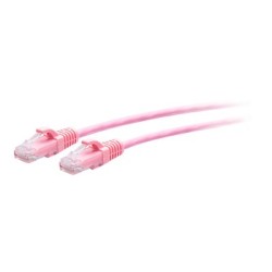 C2G 7ft (2.1m) Cat6a Snagless Unshielded (UTP) Slim Ethernet Network Patch Cable - Pink - Patch kabel - RJ-45 (M) do RJ-45 (M)