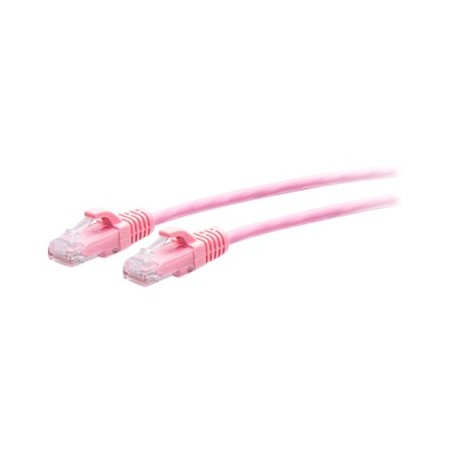 C2G 25ft (7.6m) Cat6a Snagless Unshielded (UTP) Slim Ethernet Network Patch Cable - Pink - Patch kabel - RJ-45 (M) do RJ-45 (M)