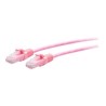 C2G 25ft (7.6m) Cat6a Snagless Unshielded (UTP) Slim Ethernet Network Patch Cable - Pink - Patch kabel - RJ-45 (M) do RJ-45 (M)