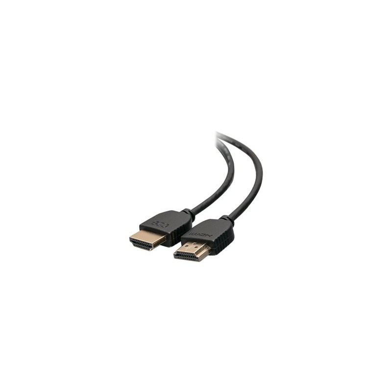 C2G 10ft HDMI Cable with Low Profile Connectors - Flexible - Std Speed - HDMI kabel - HDMI s piny (male) do HDMI s piny (male)