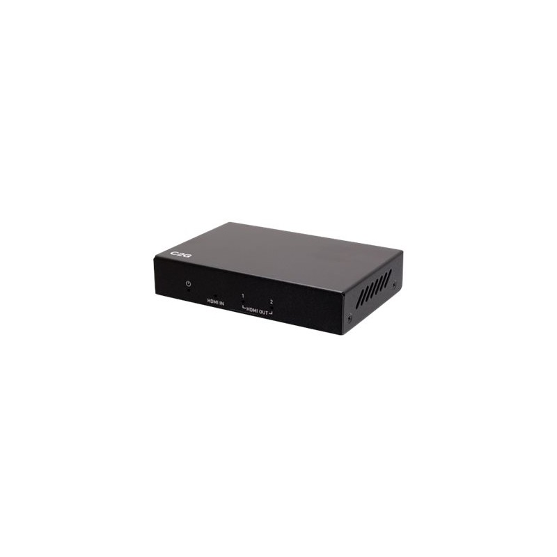 C2G 2-Port HDMI Distribution Amplifier Splitter - 4K 60Hz - HDR - 7.1 Audio - Rozdělovač video / audio - 2 x HDMI - desktop