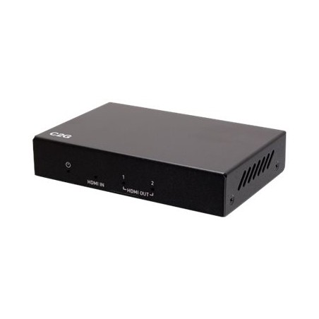 C2G 2-Port HDMI Distribution Amplifier Splitter - 4K 60Hz - HDR - 7.1 Audio - Rozdělovač video / audio - 2 x HDMI - desktop