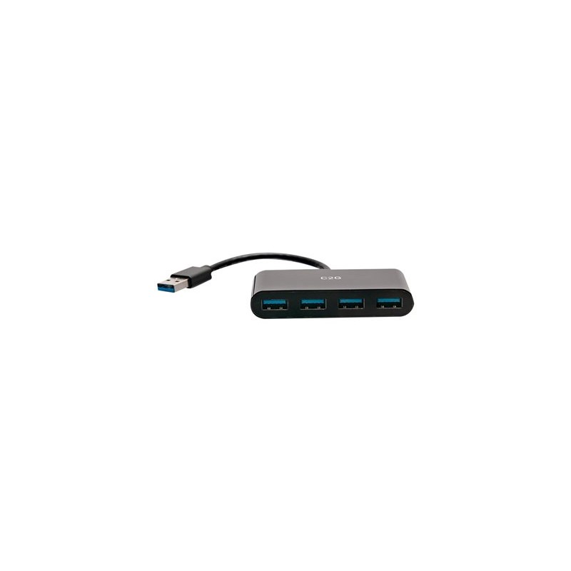 C2G 4-Port USB Hub - USB 3.0 Hub - SuperSpeed USB - 5Gbps - Rozbočovač - 4 x SuperSpeed USB 3.0 - desktop