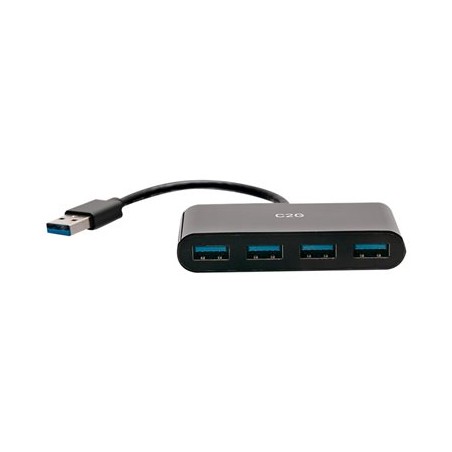 C2G 4-Port USB Hub - USB 3.0 Hub - SuperSpeed USB - 5Gbps - Rozbočovač - 4 x SuperSpeed USB 3.0 - desktop