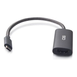 C2G USB C to HDMI Adapter - AV Adapter - 8K 60Hz - Black - M/F - Video adaptér - USB-C s piny (male) do HDMI se zdířkami