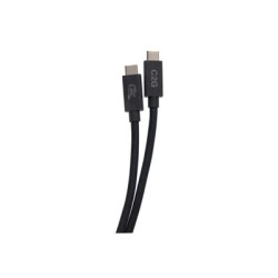 C2G 3.3ft (1m) USB 4.0 USB-C to C (48V 5A) 240W Charging Cable-Black - USB kabel - USB-C (M) do USB-C (M) - Thunderbolt 4 - 90