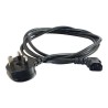 C2G 1m 18 AWG UK 90° Power Cord (IEC320C13R to BS 1363) - Elektrický kabel - power IEC 60320 C13 do BS 1363 (M) pravoúhlý - 1 m