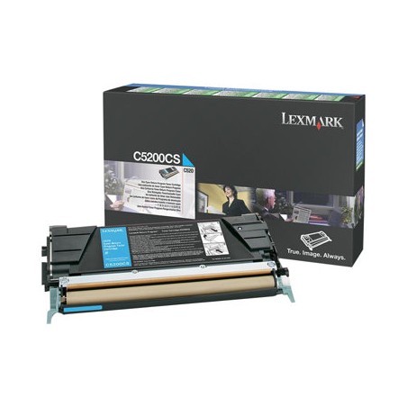 Lexmark - Azurová - originální - kazeta s barvivem LCCP, LRP - pro Lexmark C520n, C530dn, C530n