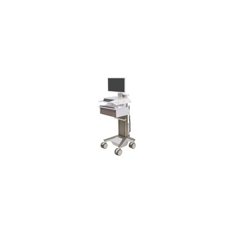 Ergotron CareFit Pro - Vozík - Electric Lift - pro LCD displej / PC vybavení - zdravotní - bílá, teplá šedá - velikost… C5222B1C