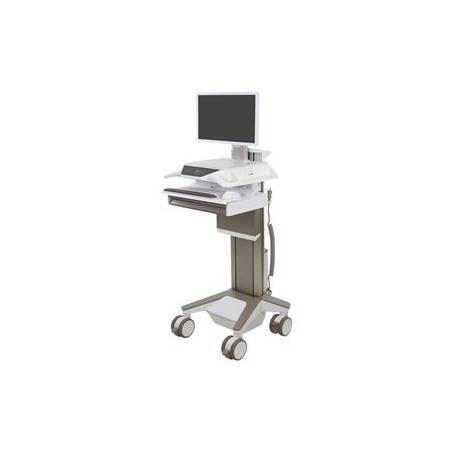 Ergotron CareFit Pro - Vozík - píst Constant Force - pro LCD displej / PC vybavení - zdravotní - bílá, teplá šedá - ve… C5212112