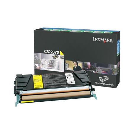Lexmark - Žlutá - originální - kazeta s barvivem LCCP, LRP - pro Lexmark C522, C524, C530, C532, C534