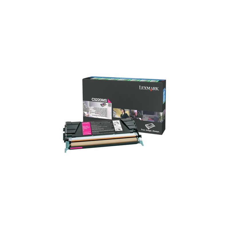 Lexmark - Purpurová - originální - kazeta s barvivem LCCP, LRP - pro Lexmark C522, C524, C530, C532, C534