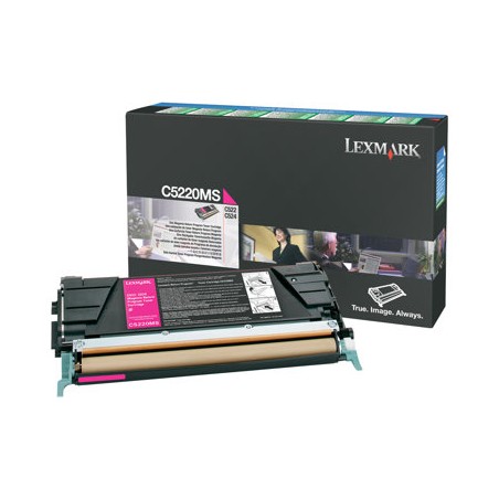 Lexmark - Purpurová - originální - kazeta s barvivem LCCP, LRP - pro Lexmark C522, C524, C530, C532, C534