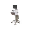 Ergotron CareFit Pro - Vozík - Electric Lift - pro LCD displej / PC vybavení - zdravotní - bílá, teplá šedá - velikost… C5222B12