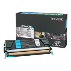 Lexmark - Vysoká výtěžnost - azurová - originální - kazeta s barvivem LCCP, LRP - pro Lexmark C524, C524dn, C524dtn, C524n
