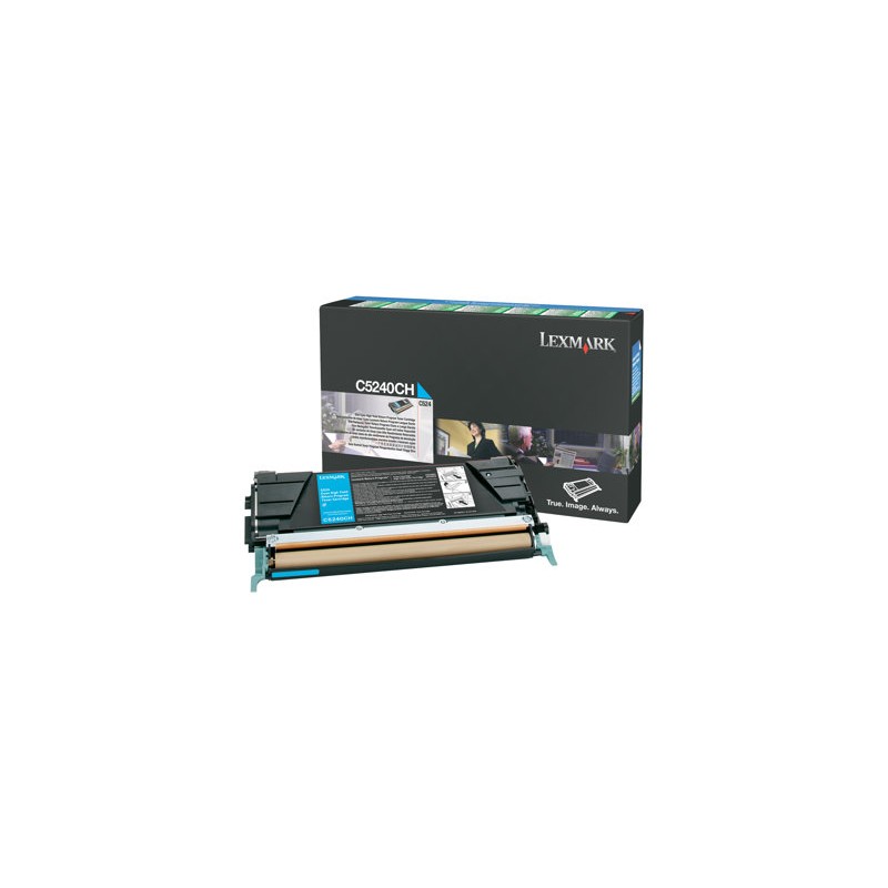 Lexmark - Vysoká výtěžnost - azurová - originální - kazeta s barvivem LCCP, LRP - pro Lexmark C524, C524dn, C524dtn, C524n