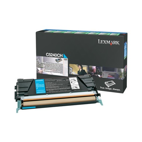 Lexmark - Vysoká výtěžnost - azurová - originální - kazeta s barvivem LCCP, LRP - pro Lexmark C524, C524dn, C524dtn, C524n