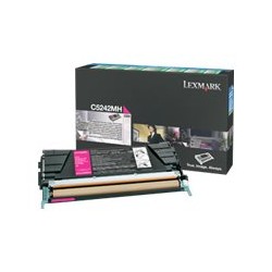 Lexmark - Vysoká výtěžnost - purpurová - originální - kazeta s barvivem - pro Lexmark C524, C524dn, C524dtn, C524n, C524tn