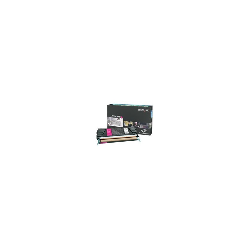 Lexmark - Vysoká výtěžnost - purpurová - originální - kazeta s barvivem - pro Lexmark C524, C524dn, C524dtn, C524n, C524tn