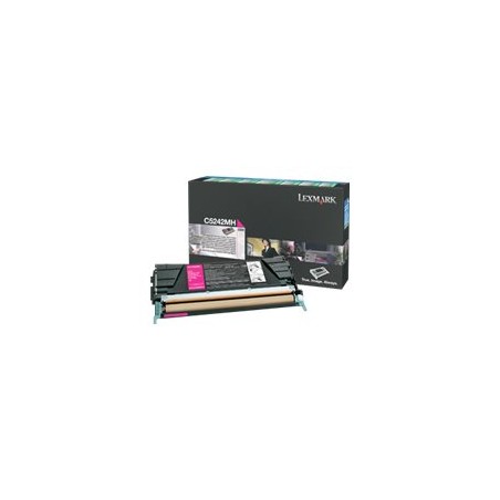 Lexmark - Vysoká výtěžnost - purpurová - originální - kazeta s barvivem - pro Lexmark C524, C524dn, C524dtn, C524n, C524tn