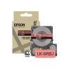 Epson LabelWorks LK-6RBJ - Černá na matné červené - Role (2,4 cm x 8 m) 1 kazeta/y závěsný box - pásková kazeta - pro