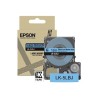 Epson LabelWorks LK-5LBJ - Černá na matné modré - Role (1,8 cm x 8 m) 1 kazeta/y závěsný box - pásková kazeta - pro LabelWorks