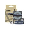 Epson LabelWorks LK-6HWJ - Bílá na matné námořnické modři - Role (2,4 cm x 8 m) 1 kazeta/y závěsný box - páska - pro LabelWorks