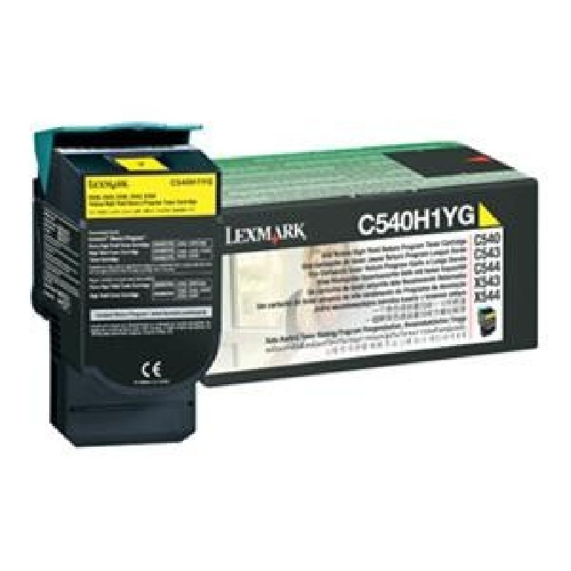 Lexmark - Vysoká výtěžnost - žlutá - originální - kazeta s barvivem LCCP, LRP - pro Lexmark C540, C543, C544, C546, X543, X544