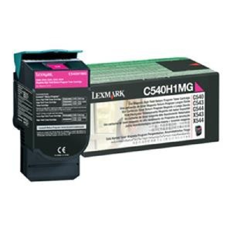 Lexmark - Vysoká výtěžnost - purpurová - originální - kazeta s barvivem LCCP, LRP - pro Lexmark C540, C543, C544, C546, X543