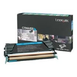 Lexmark - Azurová - originální - kazeta s barvivem LCCP, LRP - pro Lexmark C734, C736, X734, X736, X738