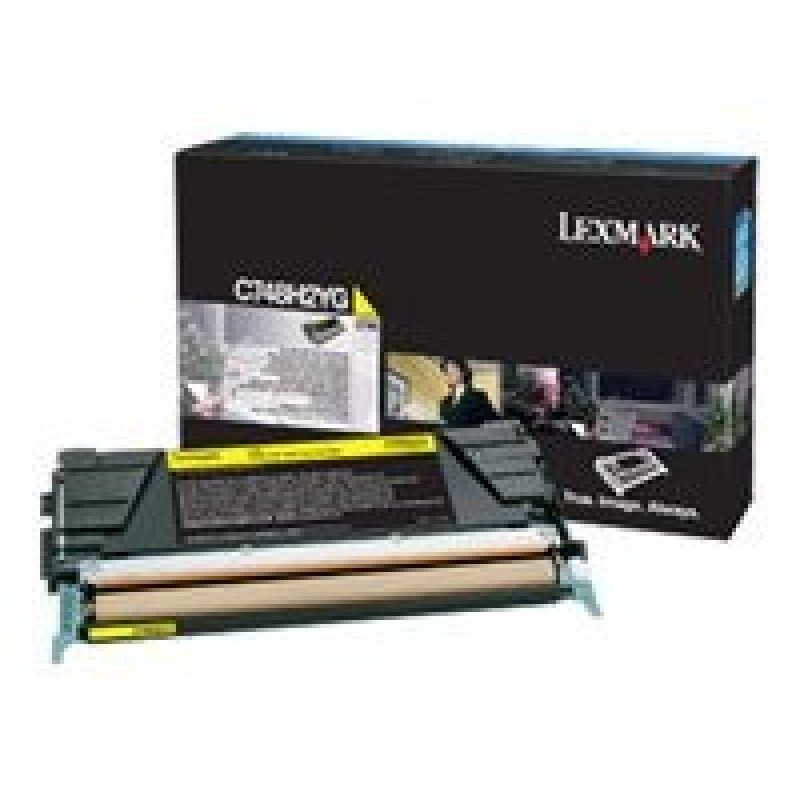 Lexmark - Vysoká výtěžnost - žlutá - originální - kazeta s barvivem LCCP, LRP - pro Lexmark C748de, C748dte, C748e, CS748de