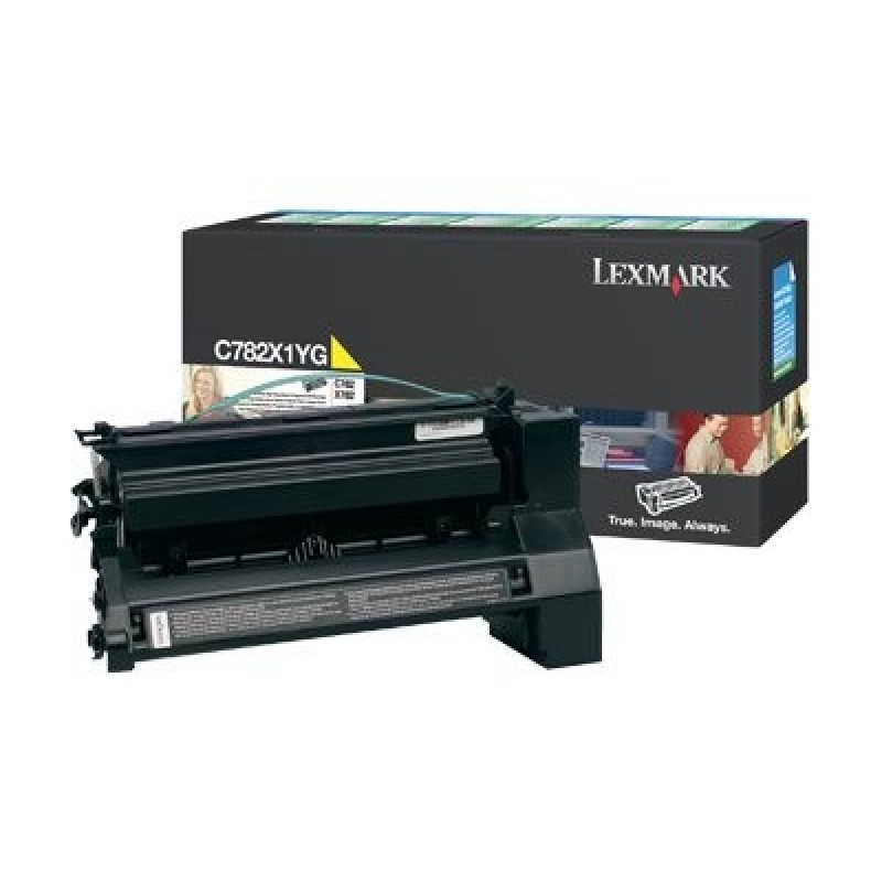 Lexmark - Extra vysoká výtěžnost - žlutá - originální - kazeta s barvivem LCCP, LRP - pro Lexmark C782dn, C782dtn, C782n