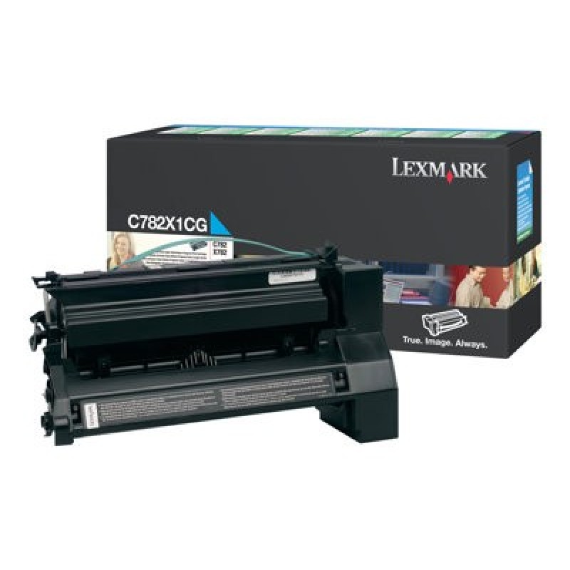 Lexmark - Extra vysoká výtěžnost - azurová - originální - kazeta s barvivem LCCP, LRP - pro Lexmark C782dn, C782dtn, C782n