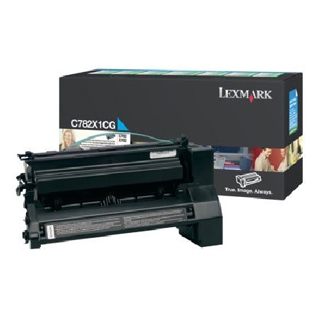 Lexmark - Extra vysoká výtěžnost - azurová - originální - kazeta s barvivem LCCP, LRP - pro Lexmark C782dn, C782dtn, C782n