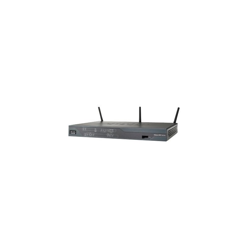 Cisco 886 VDSL/ADSL over ISDN Multi-mode Router - Směrovač - ISDN/DSL - 4portový switch - porty WAN: 2 - Wi-Fi - 2.4 GHz