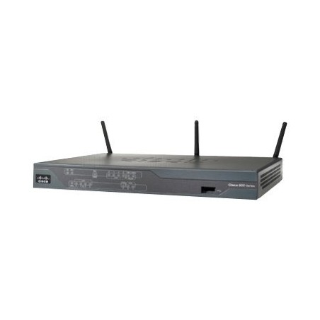 Cisco 886 VDSL/ADSL over ISDN Multi-mode Router - Směrovač - ISDN/DSL - 4portový switch - porty WAN: 2 - Wi-Fi - 2.4 GHz