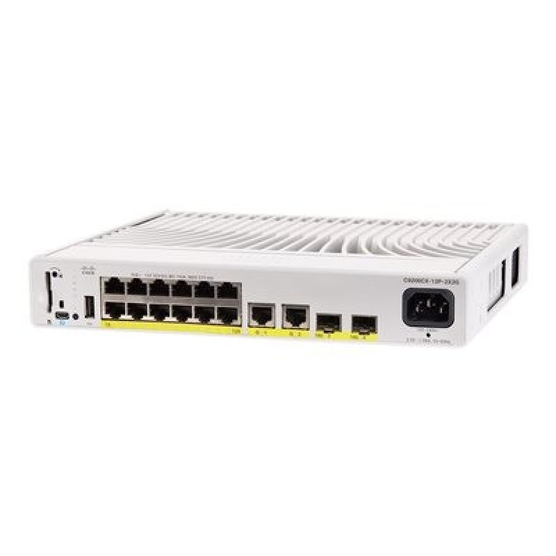 Cisco Catalyst 9200CX - Network Advantage - přepínač - kompaktní - L3 - řízený - 12 x 10/100/1000 (PoE+) + 2 x 1000Base-T + 2 x