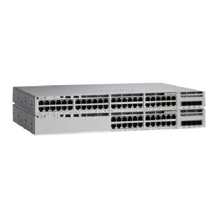 Cisco Catalyst 9200L - Network Essentials - přepínač - L3 - 24 x 10/100/1000 + 4 x Gigabit SFP (uplink) - Lze montovat do