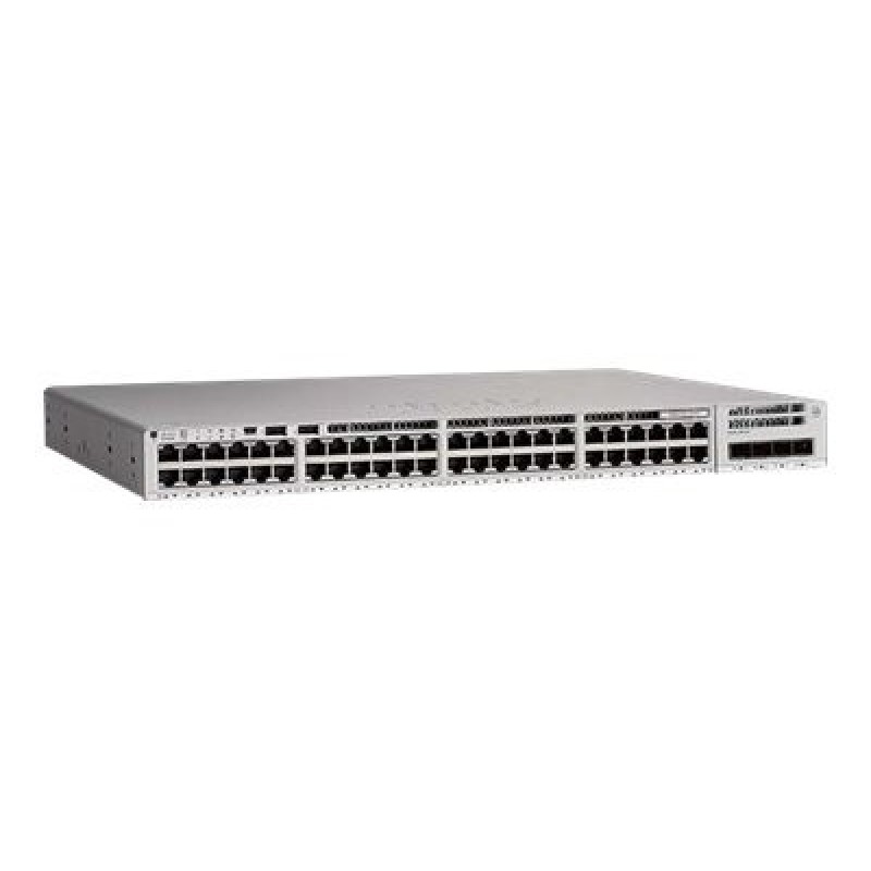 Cisco Catalyst 9200L - Network Essentials - přepínač - L3 - řízený - 48 x 10/100/1000 + 4 x 10 Gigabit SFP+ (uplink) - Lze