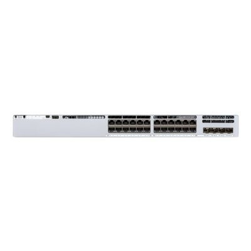 Cisco Catalyst 9300L - Network Essentials - přepínač - L3 - řízený - 24 x 10/100/1000 (UPOE) + 4 x 10 Gigabit SFP+ (uplink)