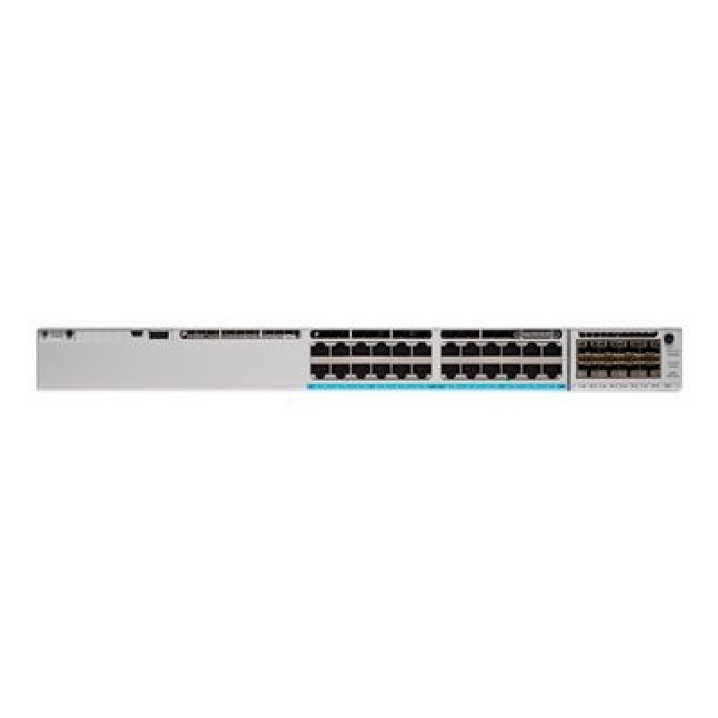 Cisco Catalyst 9300 - Přepínač - L3 - řízený - 24 x 10/100/1000 (UPOE+) - Lze montovat do rozvaděče - UPOE+ (830 W) - repasováno